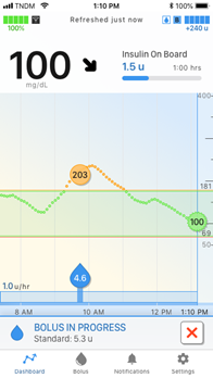 bolus_has_begun_on_mobile_app_dashboard.png