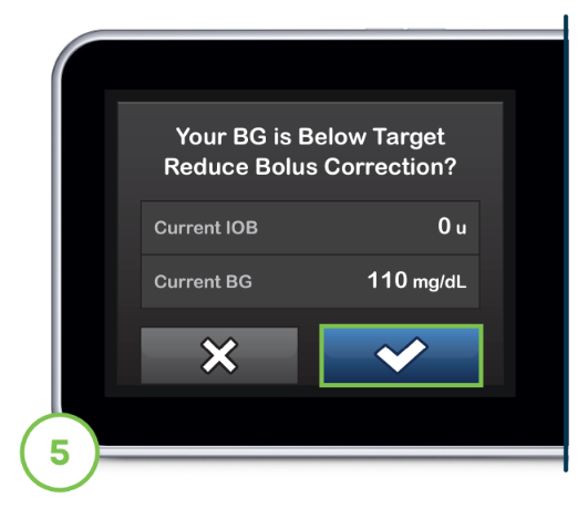 screen_showing_the_option_to_reduce_the_bolus_correction_amount_for_when_BG_is_below_target.png