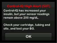 image_of_Control-IQ_High_Alert__50T__that_reads_Control-IQ_has_increased_your_insulin__but_your_sensor_reading_remain_above_200_mgdL._Check_your_cartridge__tubing_and_site__and_test_your_BG..png