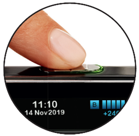 Image of finger clicking side pump button.png