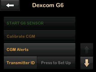Pump screen image of Dexcom G6 sensor screen.png